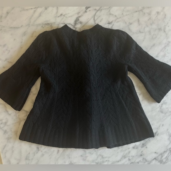 JUICY COUTURE Black Cashmere Cardigan Sweater - Women’s Size M - Picture 3 of 12
